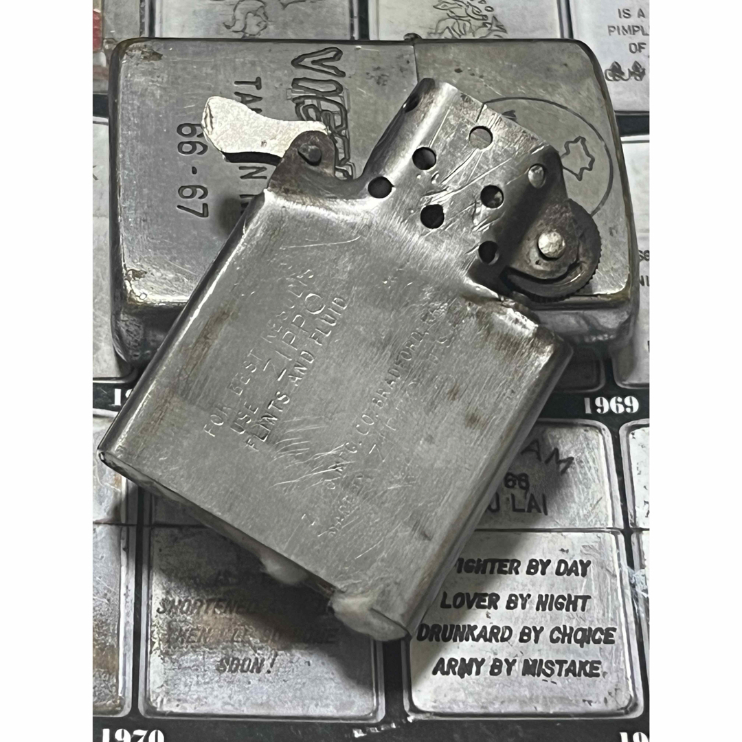 【ベトナムZIPPO】本物 1966年製ベトナムジッポー「戦車」