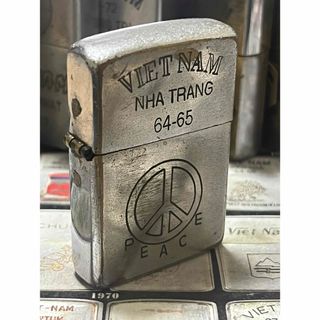 【ベトナムZIPPO】本物 1964年製ベトナムジッポー「ピースマーク」NHA