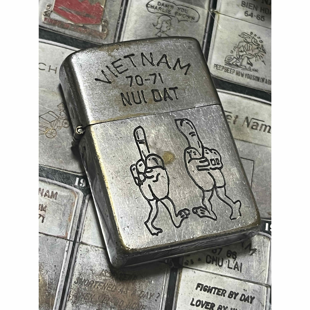 【ベトナムZIPPO】本物 1970年製ベトナムジッポー「ファックマン」NUI