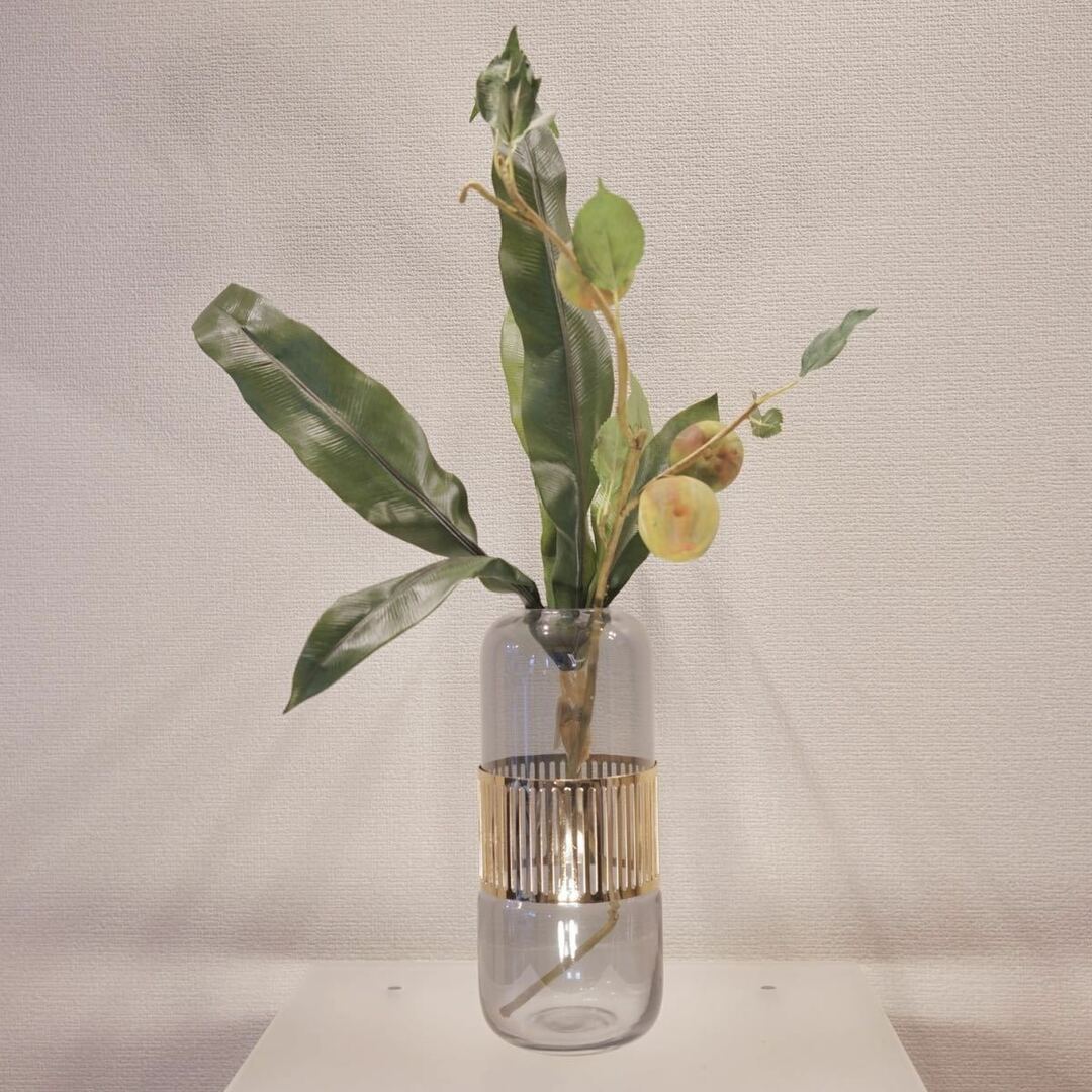 Bello's Item☆造花付き/花瓶/フラワーベース/北欧
