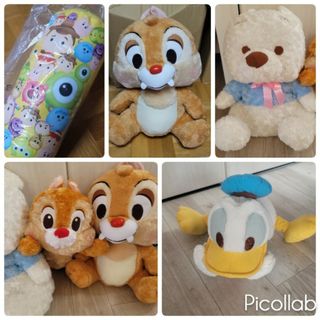 ディズニー(Disney)のディズニー　ぬいぐるみ　まとめ売り　プーさん　デール(ぬいぐるみ)