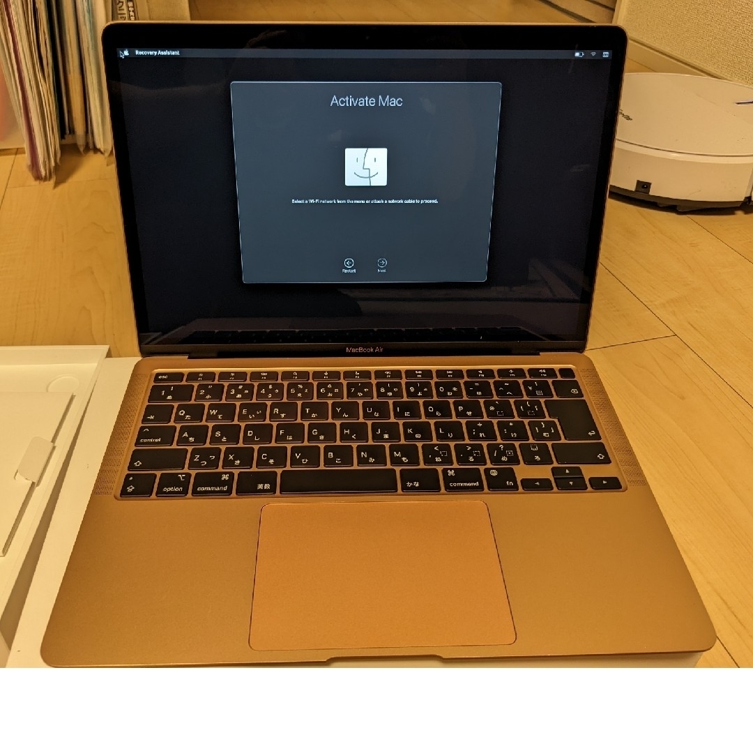 セール中【美品】M1 Macbook Air 16G 256G ゴールドM1