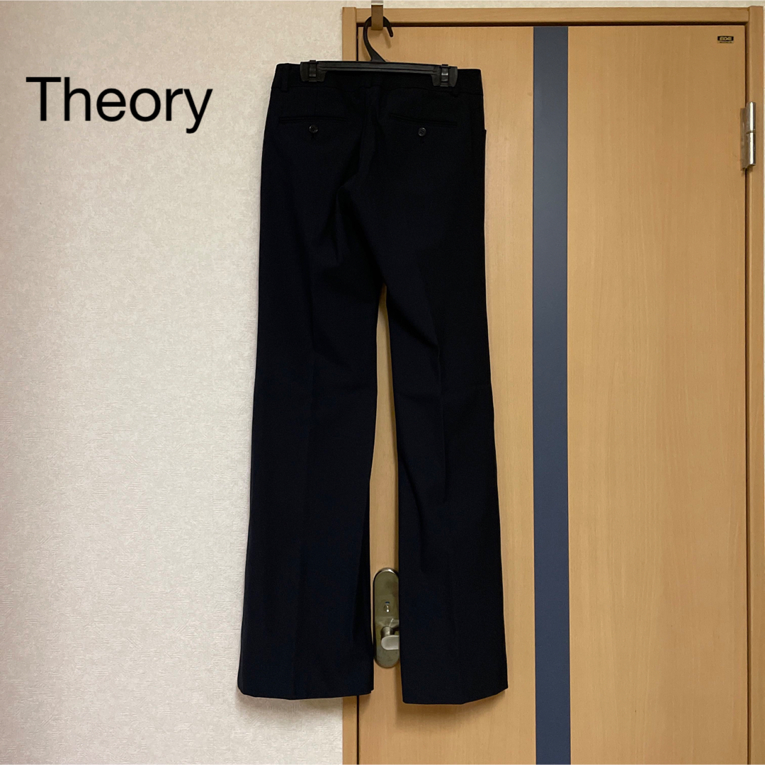 美品＊theoryセオリー＊ジャージ素材ニットフレアパンツ¥37,400-