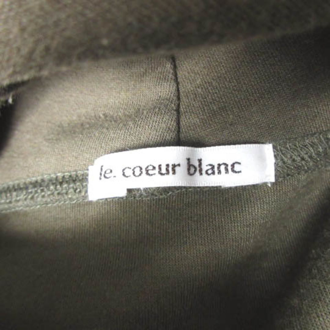 le.coeur blanc(ルクールブラン)のルクールブラン 近年モデル パーカー フーディ 長袖 カーキ 38  レディースのトップス(パーカー)の商品写真