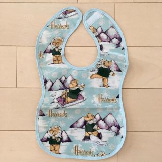 ハロッズ(Harrods)の未使用品‼︎Harrods☆スタイ(ベビースタイ/よだれかけ)