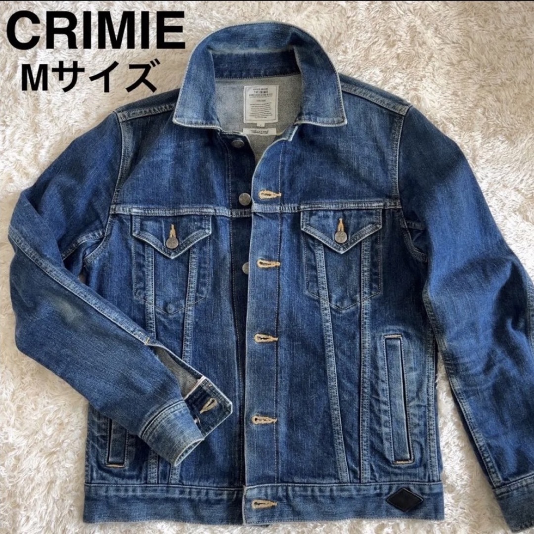 CRIMIE(クライミー)の★CRIMIE★ Gジャン デニムジャケット Mサイズ　ユニセックス 日本製 レディースのジャケット/アウター(Gジャン/デニムジャケット)の商品写真