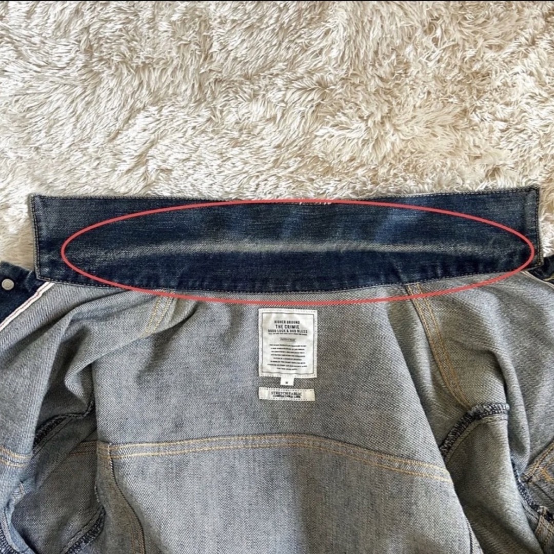 CRIMIE(クライミー)の★CRIMIE★ Gジャン デニムジャケット Mサイズ　ユニセックス 日本製 レディースのジャケット/アウター(Gジャン/デニムジャケット)の商品写真