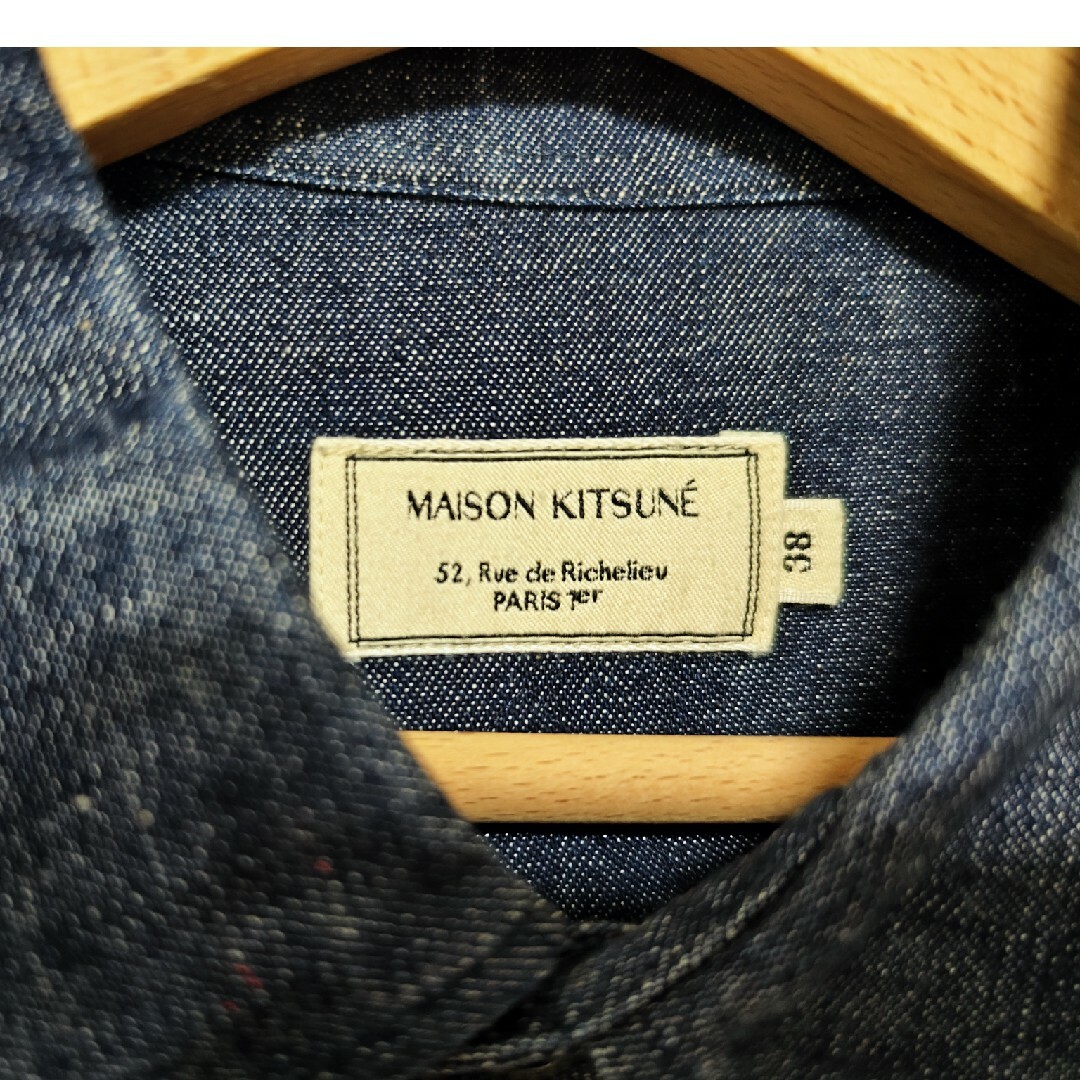 MAISON KITSUNE'(メゾンキツネ)のメゾンキツネ　半袖デニムシャツ メンズのトップス(シャツ)の商品写真