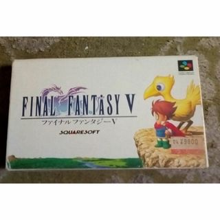 人気大割引 動作確認ファイナルファンタジー5スーパーファミコン用ソフト箱 家庭用ゲームソフト