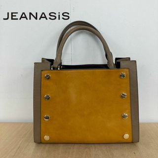 ジーナシス(JEANASIS)のJEANASiS スクエアカラーブロックトート(ハンドバッグ)