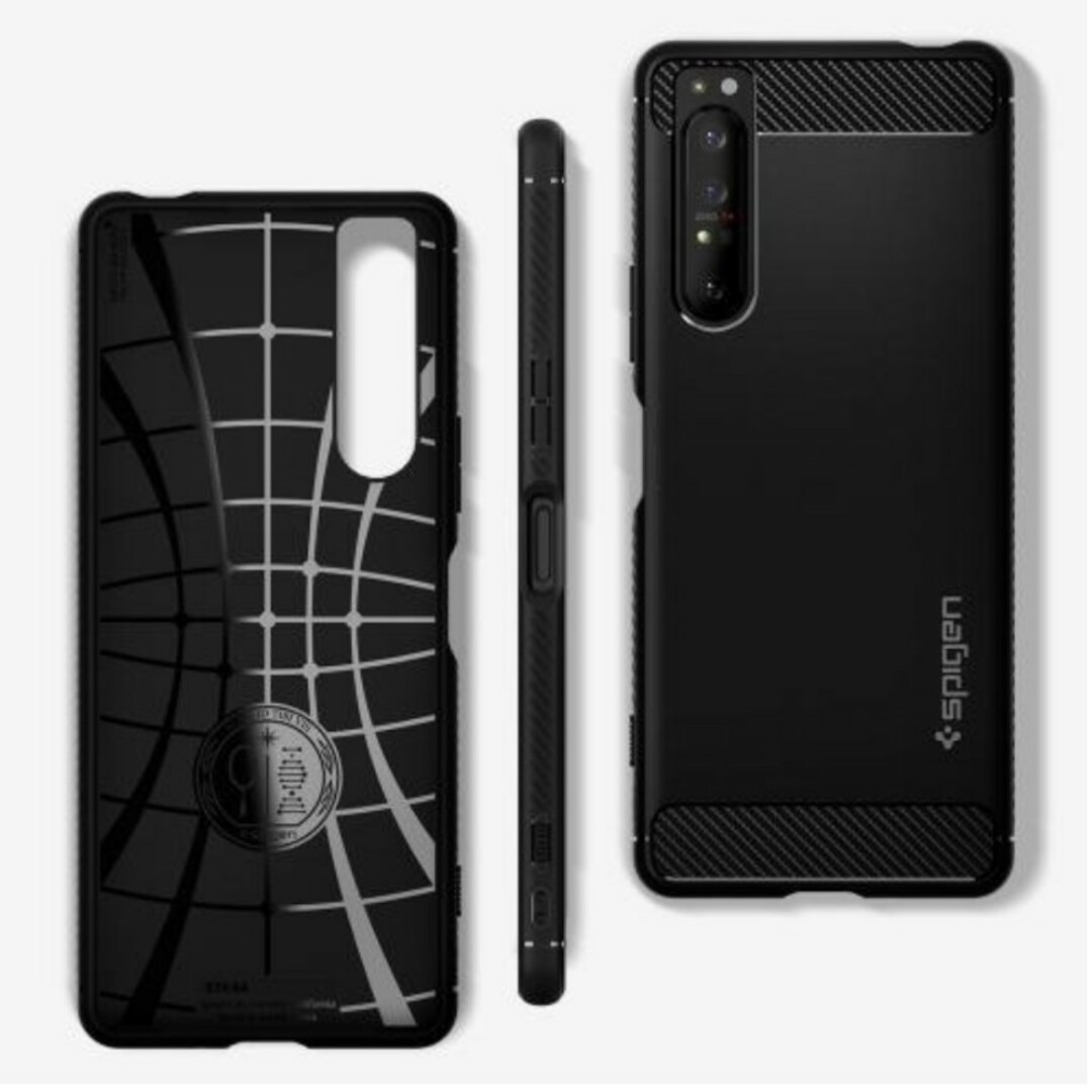 Spigen(シュピゲン)のXperia1 II専用 米軍規格 シュピゲン ラギッド・アーマー スマホケース スマホ/家電/カメラのスマホアクセサリー(Androidケース)の商品写真