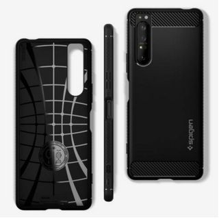 シュピゲン(Spigen)のXperia1 II専用 米軍規格 シュピゲン ラギッド・アーマー スマホケース(Androidケース)