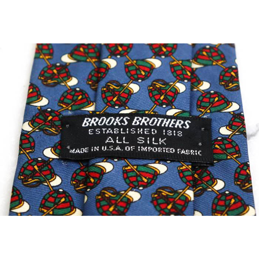 Brooks Brothers ブルックスブラザーズ ブランドネクタイ 総柄 帽子