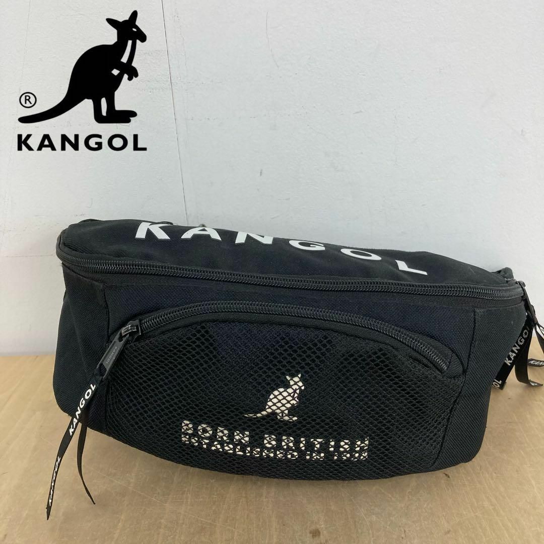 KANGOL(カンゴール)のKANGOL メッシュポケットウエストバッグ メンズのバッグ(ウエストポーチ)の商品写真