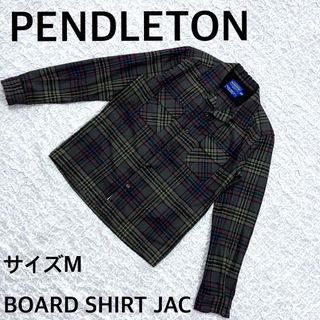 ペンドルトン(PENDLETON)のPENDLETON ペンドルトン　ウールチェックシャツ　サイズM ブラウン(シャツ)