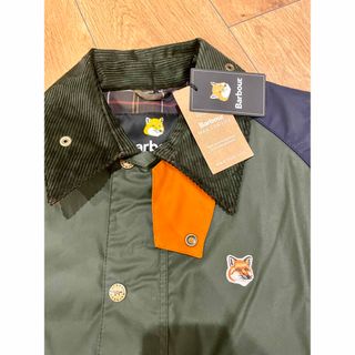 完売 メゾンキツネ × バブアー ビューフォート ジャケット Barbour