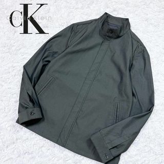 カルバンクライン(Calvin Klein)のCalvin Klein ジップアップ ブルゾン ジャケット ダークグレー L(ブルゾン)