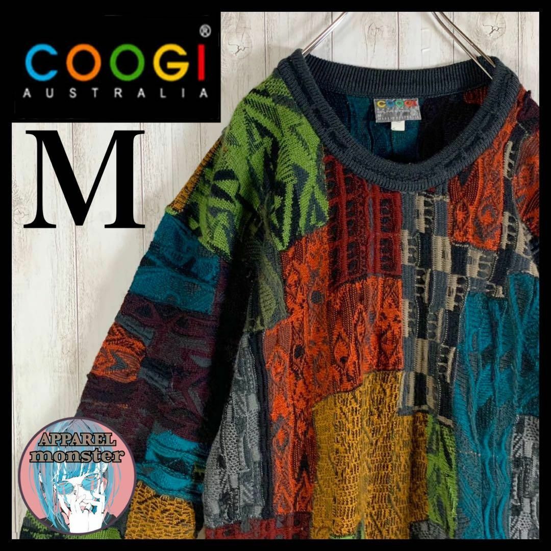 VINTAGE COOGI クージー 3D 立体ニットセーター