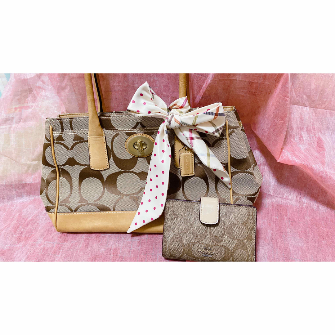 COACH - coach シグネチャートートバッグ 財布セットの通販 by mints