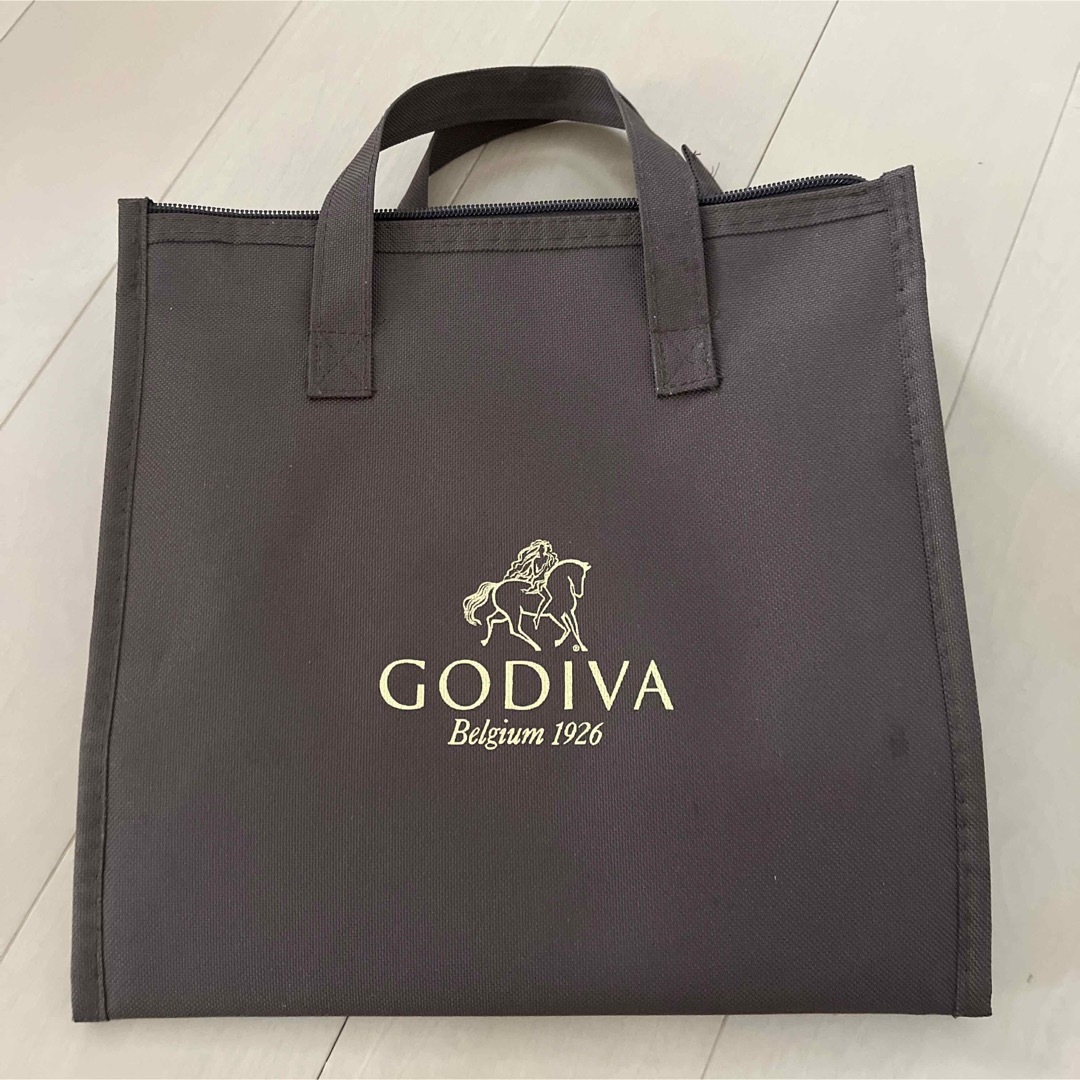 GODIVA(ゴディバ)のGODIVA ゴディバ  マチ付き　保冷　保温バッグ　エコバッグ　トートバッグ レディースのバッグ(エコバッグ)の商品写真