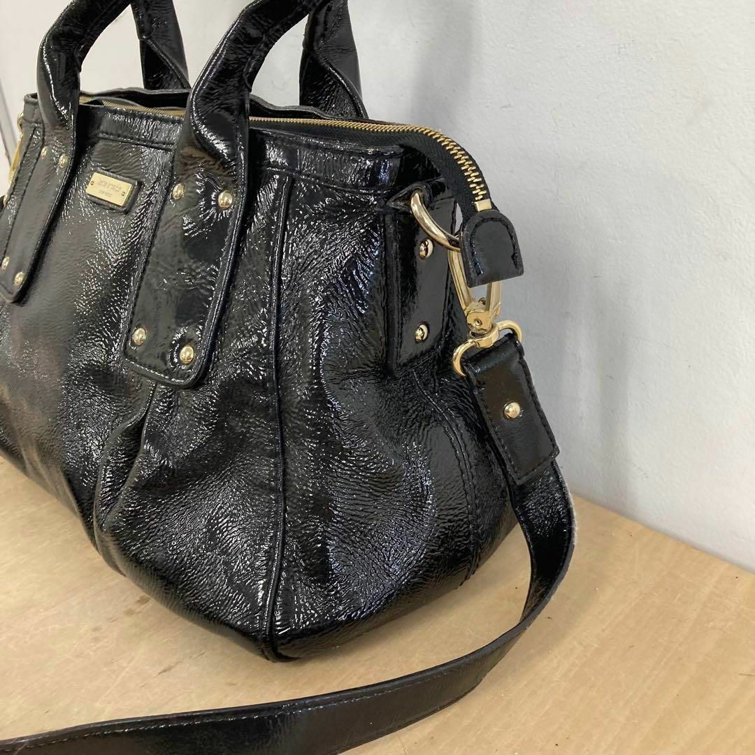 【美品】kate spade new york ハンドバッグ レザー