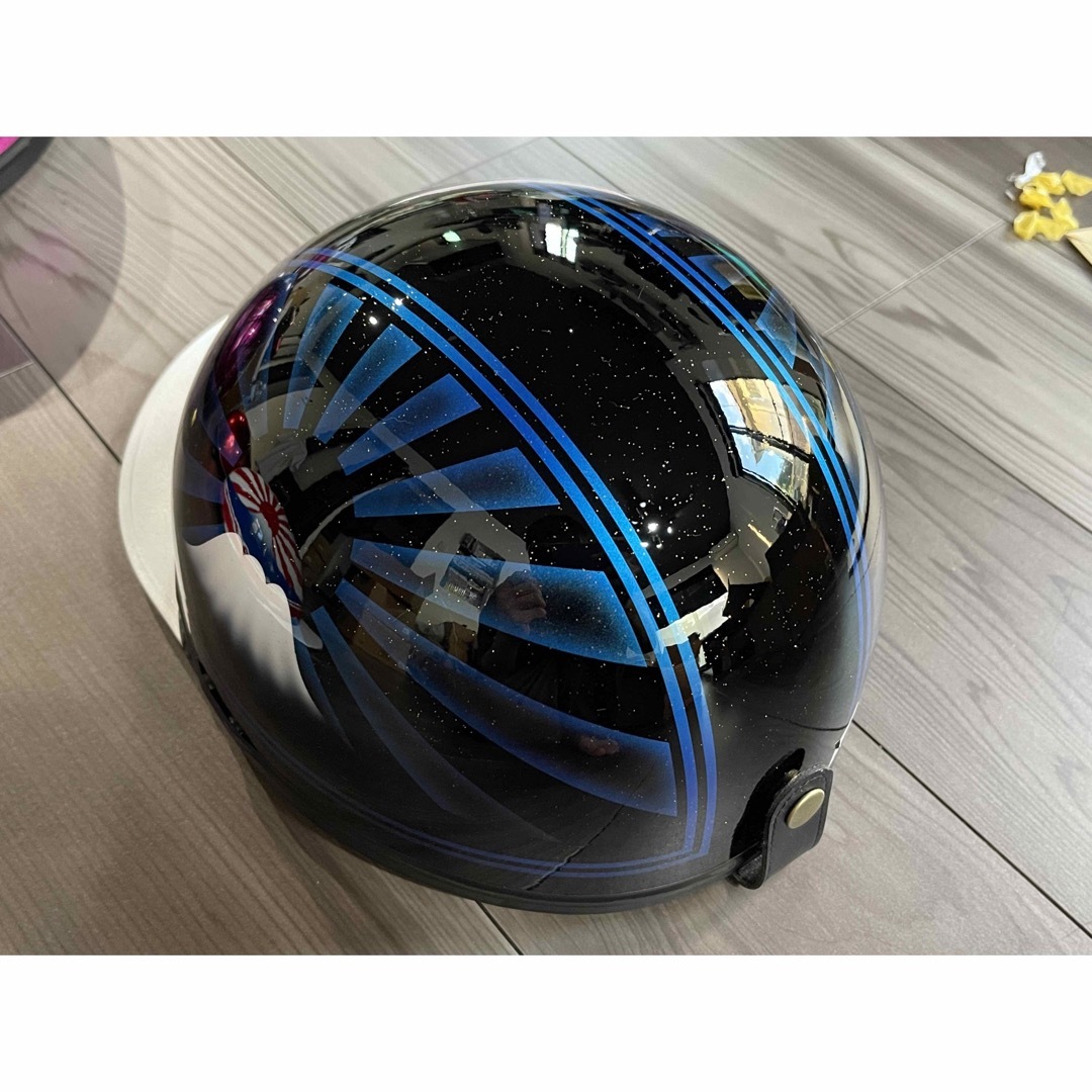 金ラメ 富士日章 コルク半 ヘルメットの通販 by paint_clover's 金ラメ 富士日章 コルク半 ヘルメットの通販 by paint_clover's