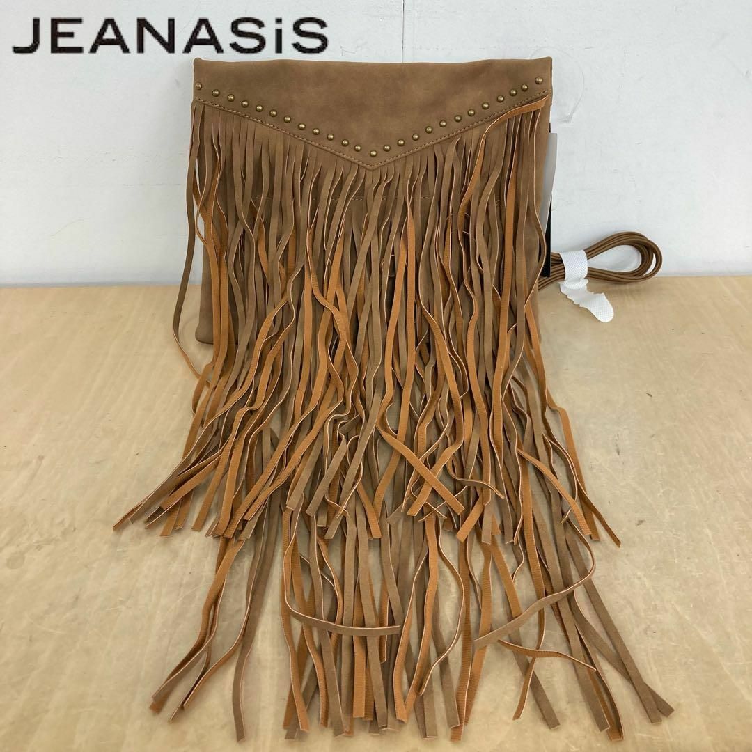 JEANASIS(ジーナシス)のJEANASIS フリンジショルダーバッグ レディースのバッグ(ボディバッグ/ウエストポーチ)の商品写真