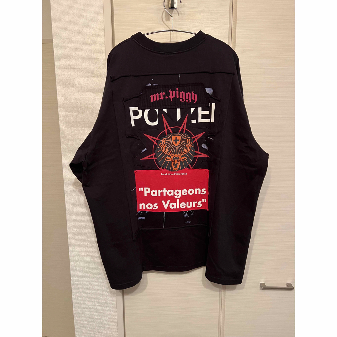 VETEMENTS 19aw パッチワーク　ロンT