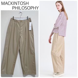 マッキントッシュフィロソフィー(MACKINTOSH PHILOSOPHY)の【新品タグ付】MACKINTOSH PHILOSOPHYワイドチノパンツ(チノパン)