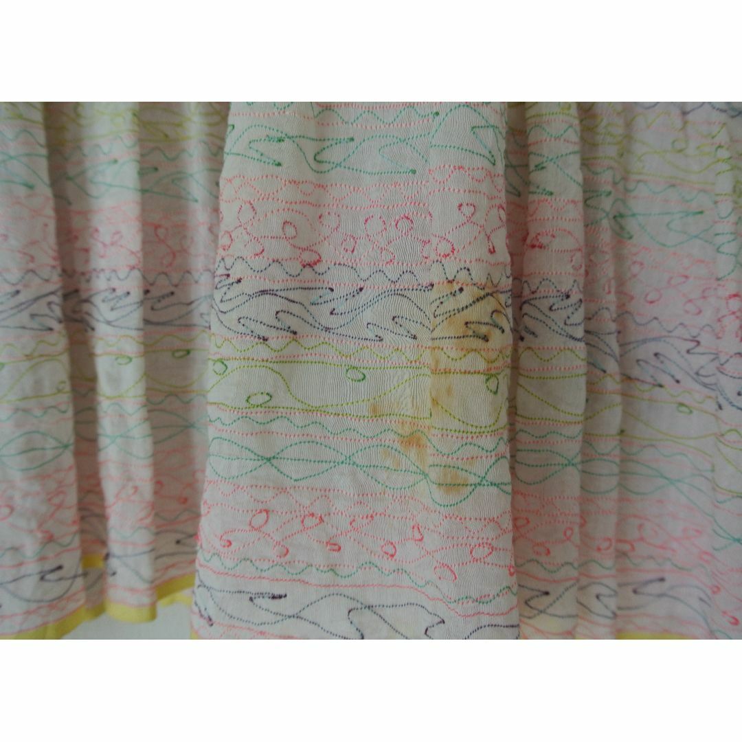injiri インジリ シルク 総刺繍トップス