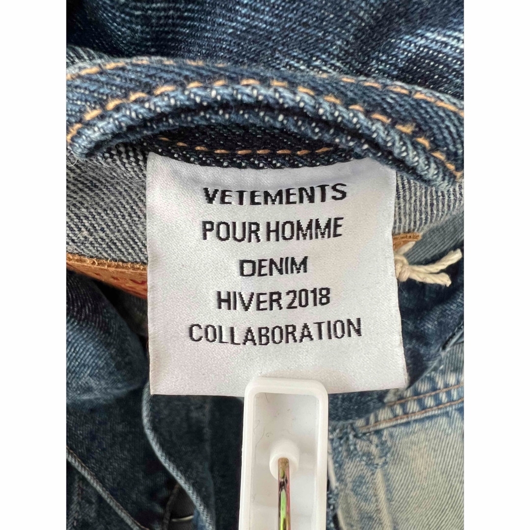 VETEMENTS - VETEMENTS 18aw 希少 ノースリーブデニムジャケットの通販