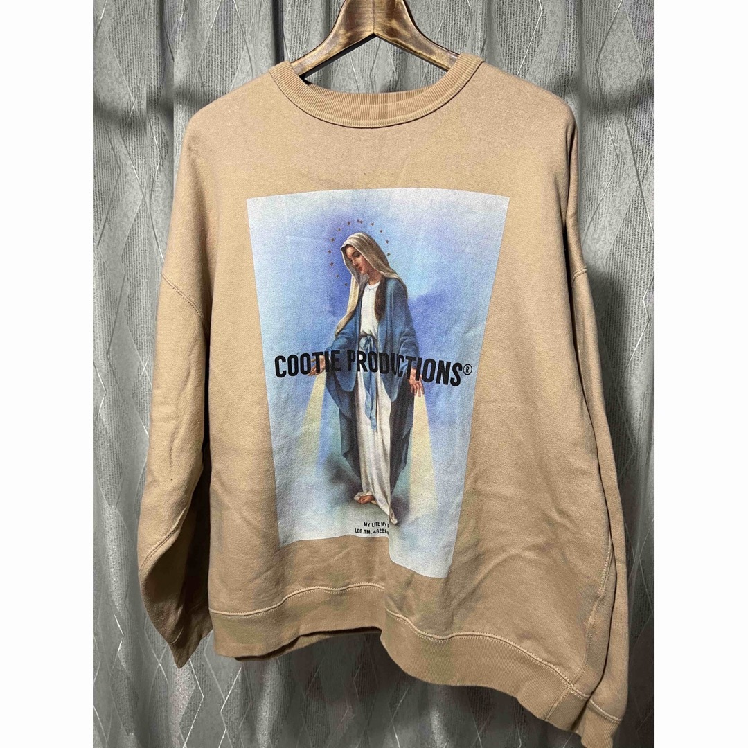 COOTIE Print CrewneckSweatshirt Beige