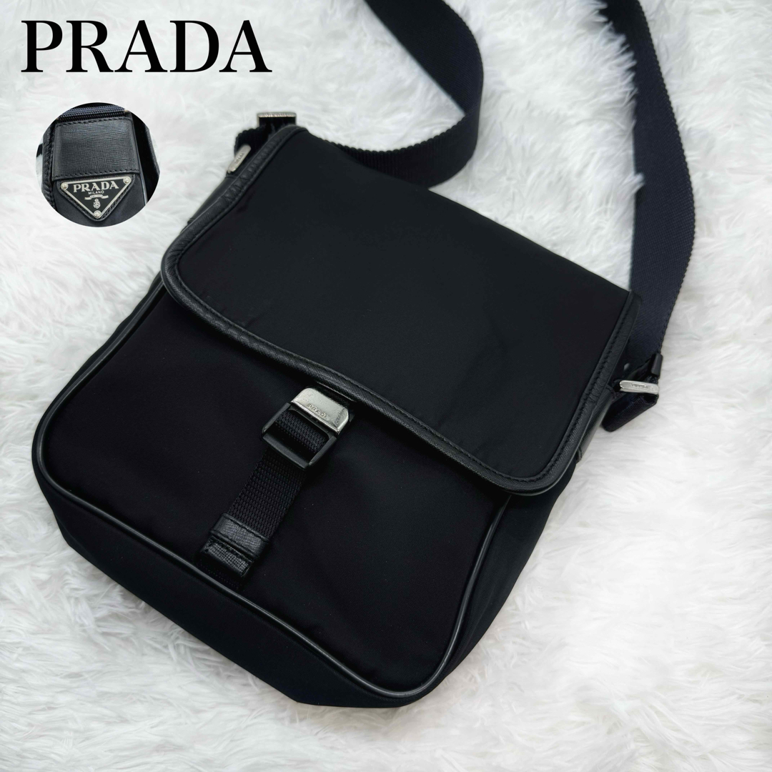 PRADA - 超美品✨PRADA プラダ ショルダーバッグ 三角ロゴ ナイロン