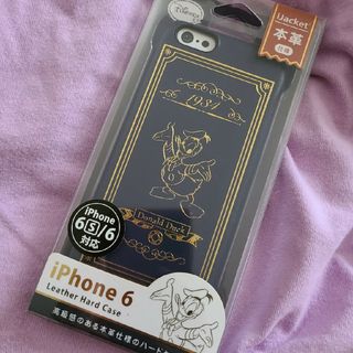 ディズニー(Disney)の新品 ドナルドダック 本革 iPhoneケース iPhone6/6s レザーケー(iPhoneケース)