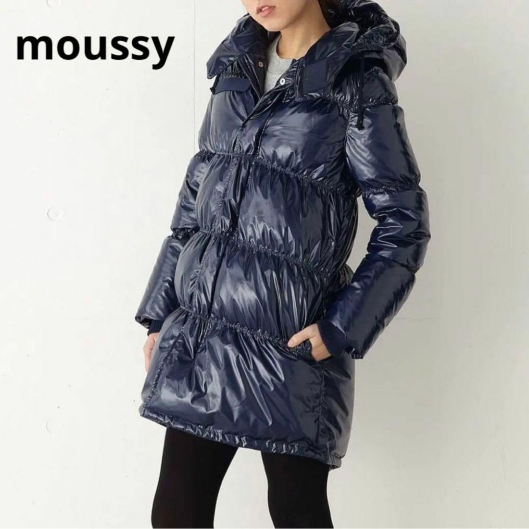 ジャケット/アウターマウジー【moussy】ダウンコート　ダウン90%フェザー10%