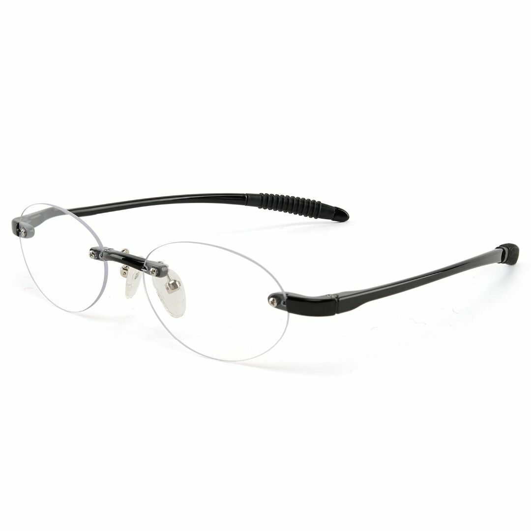 [ainohot] 老眼鏡 縁なし 超薄型レンズ ブルーライトカット UVカット