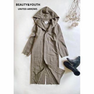 ビューティアンドユースユナイテッドアローズ(BEAUTY&YOUTH UNITED ARROWS)のビューティーアンドユースユナイテッドアローズ/ウール100%フードロングコート(ロングコート)