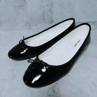 オデットエオディール(Odette e Odile)の【美品】 オデットエオディール バレエシューズ 23.5 ブラック エナメル(バレエシューズ)