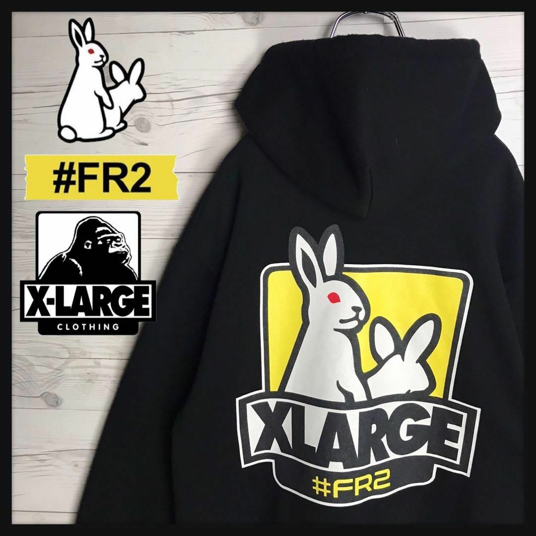 【佐藤ノア着モデルM】 FR2 XLARGE 限定コラボ 入手困難 パーカー