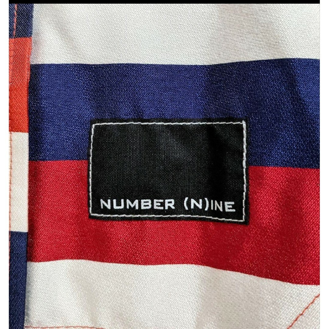 NUMBER (N)INE(ナンバーナイン)の4 新品 NUMBER NINE マウンテンパーカー ストライプ トリコロール メンズのジャケット/アウター(ナイロンジャケット)の商品写真