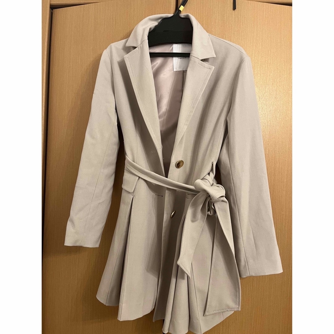 ジャケット Belted Blazer Dress（beige petale）