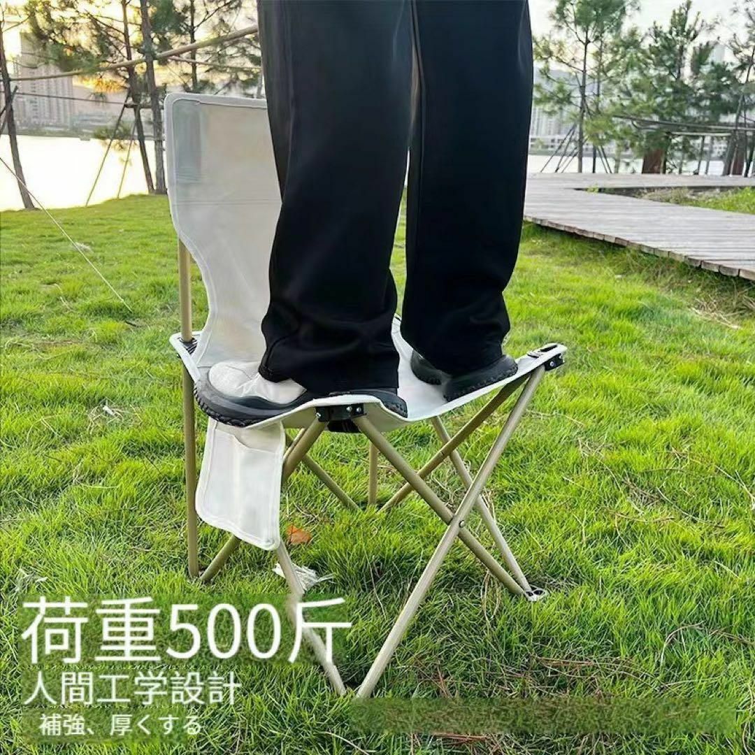 1脚★キャンプチェア　野外折りたたみ椅子　収納袋付き　キャンプ用品 スポーツ/アウトドアのアウトドア(テーブル/チェア)の商品写真