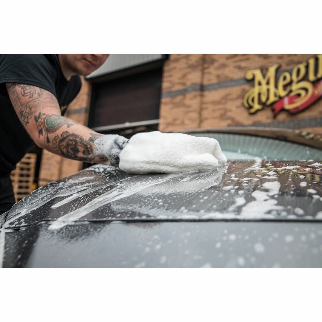 Meguiar's X3002 マイクロファイバーウォッシュミット - 超厚手 5