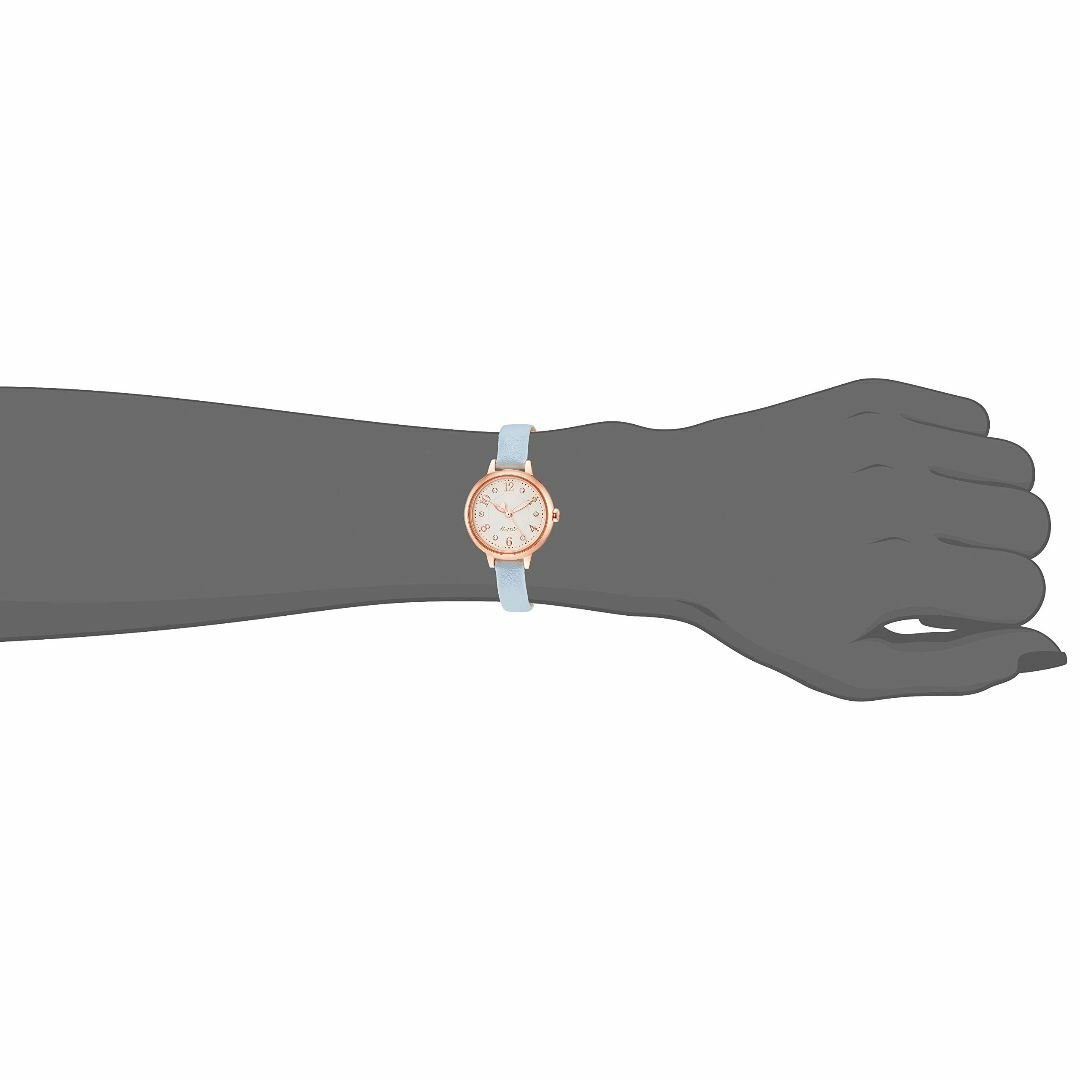 【色: ブルー】[フィールドワーク] 腕時計 アナログ カジュアルウォッチ ニー