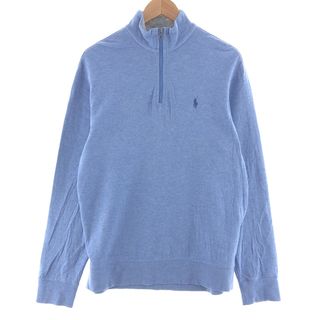 ラルフローレン(Ralph Lauren)の古着 ラルフローレン Ralph Lauren Polo Ralph Lauren コットンニットハーフジップセーター レディースL /taa001027(ニット/セーター)