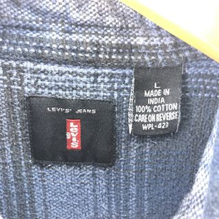 リーバイス Levi's チェック柄 長袖 フランネルシャツ メンズL /eaa357575