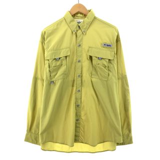 コロンビア(Columbia)の古着 コロンビア Columbia PFG OMNI-SHADE 長袖 ボタンダウン フィッシングシャツ メンズM /eaa378267(シャツ)