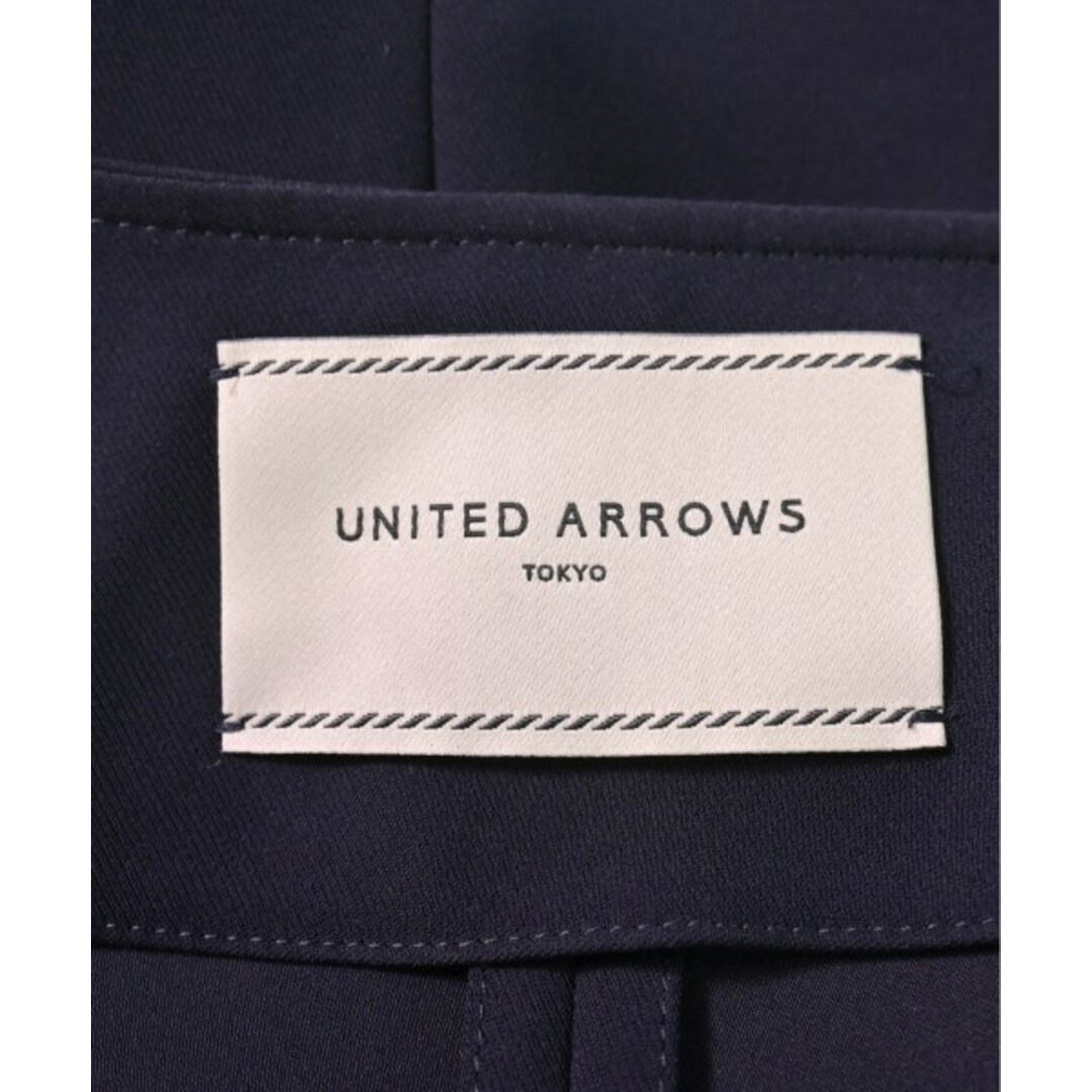 UNITED ARROWS ノーカラージャケット 36(S位) 紺 2
