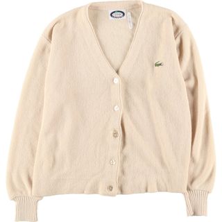 ラコステ(LACOSTE)の古着 80年代 ラコステ LACOSTE IZOD アクリルニットカーディガン レディースM ヴィンテージ /eaa375029(カーディガン)