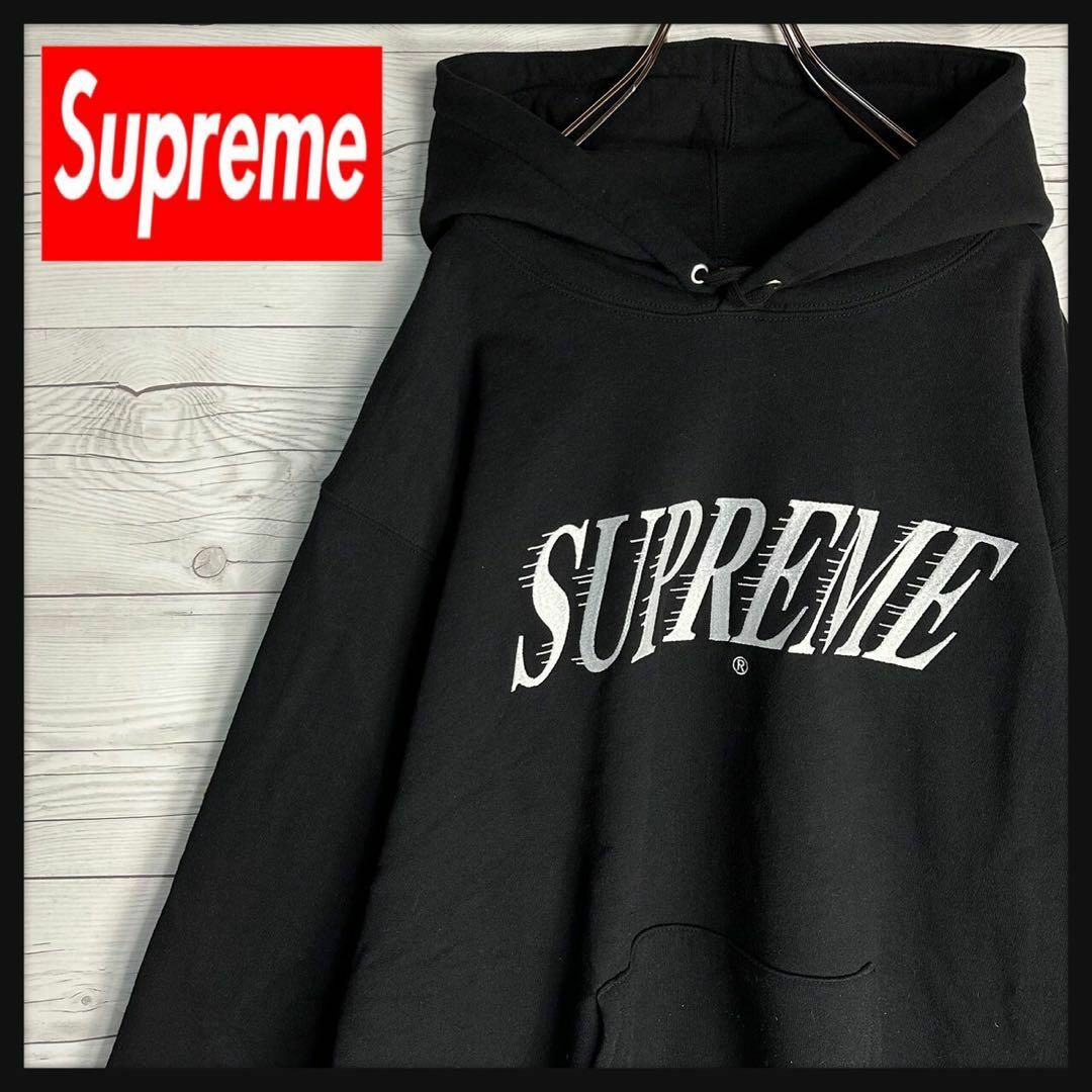 入手困難モデルL】Supreme 刺繍ロゴ 即完売 超人気 希少 パーカー